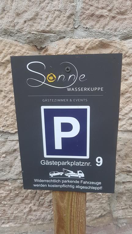 Zur Sonne "Gasthaus-Bar-Events" Poppenhausen Zewnętrze zdjęcie